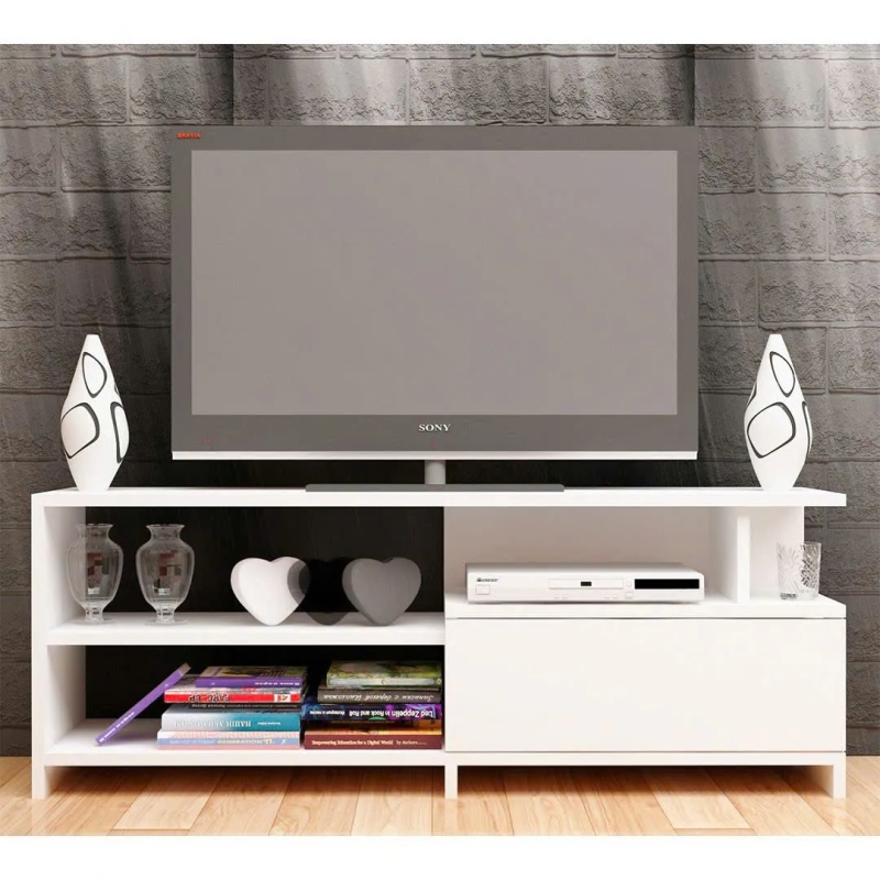 Kệ Tivi Gỗ Công Nghiệp 2 Tầng - KTV19