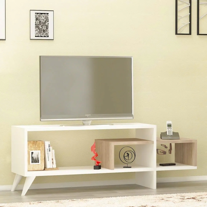  Kệ Tivi Gỗ Thiết Kế Lệch Cực Chất - KTV32