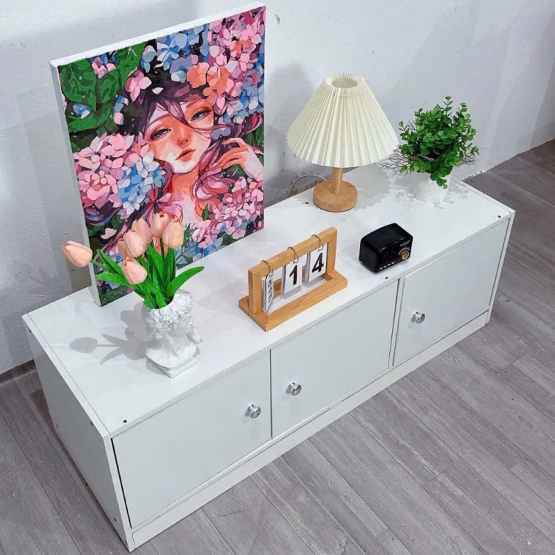  Kệ Tivi Trang Trí Gỗ Công Nghiệp Hiện Đại - KTV2