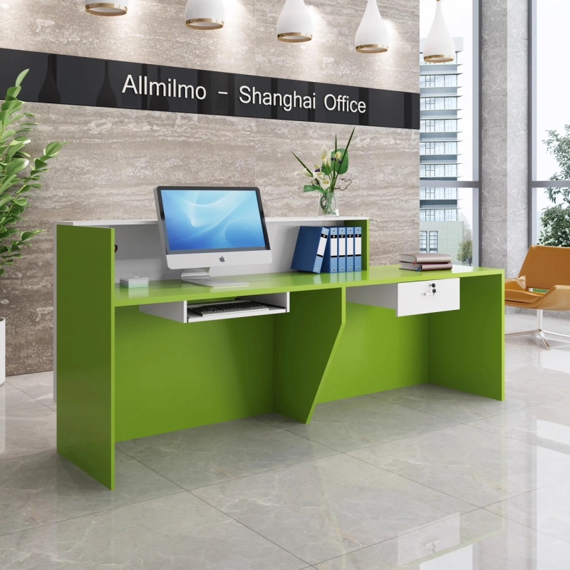 Quầy Lễ Tân Gỗ MDF Kiểu Dáng Hiện Đại - LT2