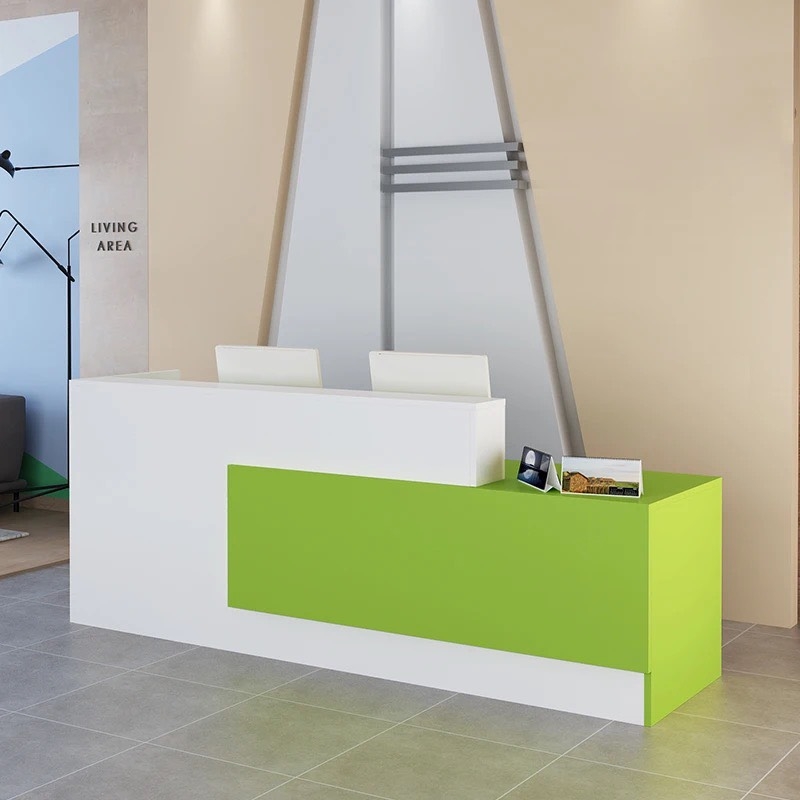Quầy Lễ Tân Gỗ MDF Kiểu Dáng Hiện Đại - LT2