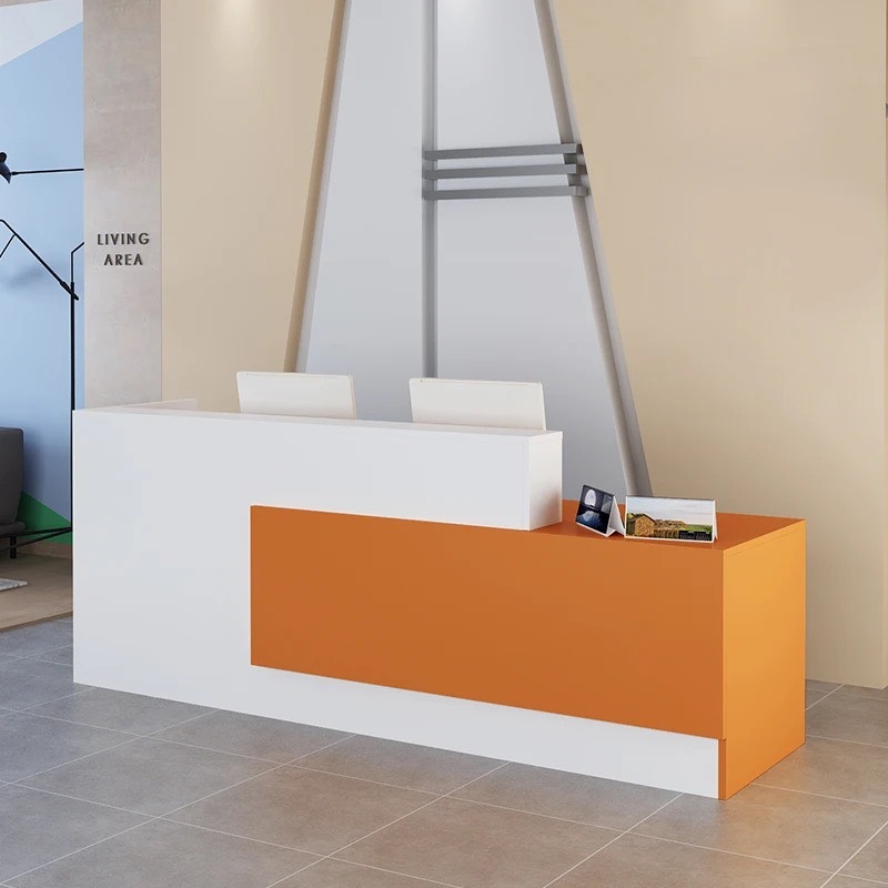 Quầy Lễ Tân Gỗ MDF Kiểu Dáng Hiện Đại - LT2