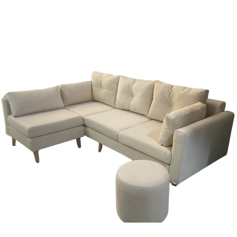 Ghế Sofa Góc L 2 trong 1 Bọc Vải Đẹp - SF25