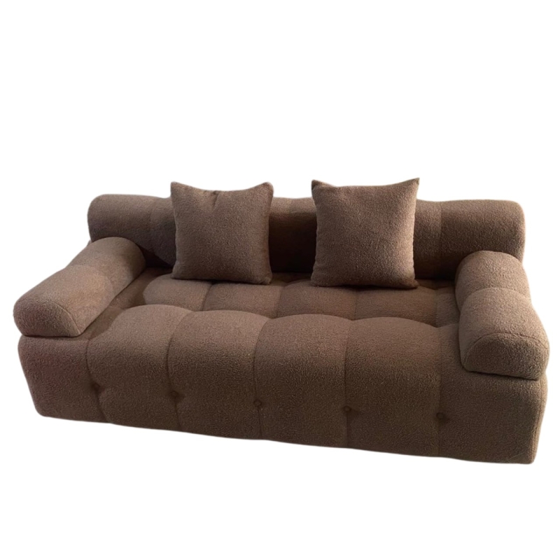 Ghế Sofa Có Tay Vải Lông Cừu Sang Trọng - SF24