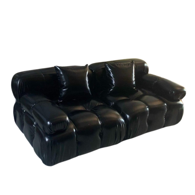 Ghế Sofa Nút Thắt Bọc Da Simili Bóng - SF38