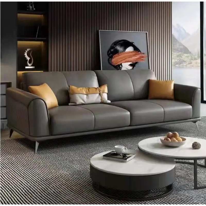 Ghế Sofa Băng Góc L Bọc Da Đẳng Cấp - SF19