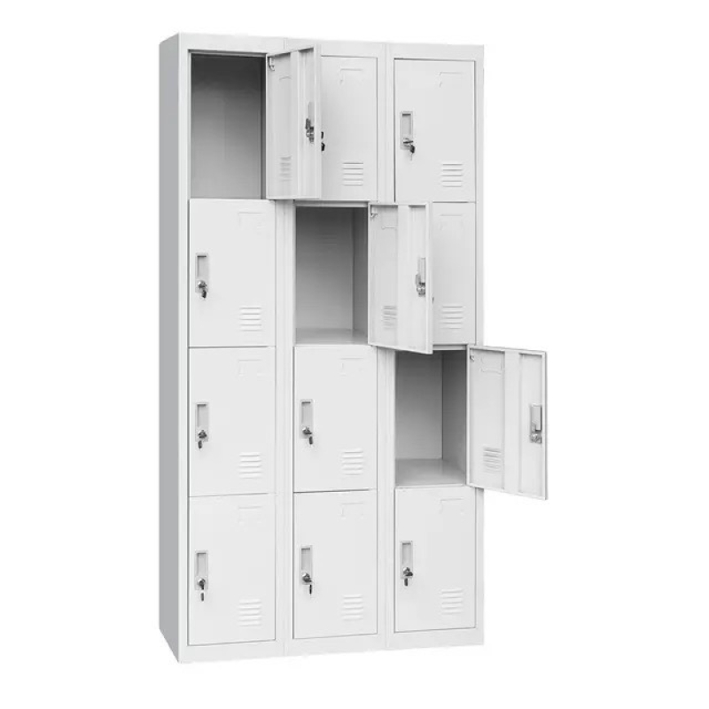 Tủ Locker Sắt Sơn Tĩnh Điện Thông Minh 12 Cánh - TLK9