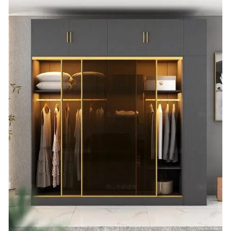 Tủ Quần Áo Cánh Kính Trong Suốt - TQA17