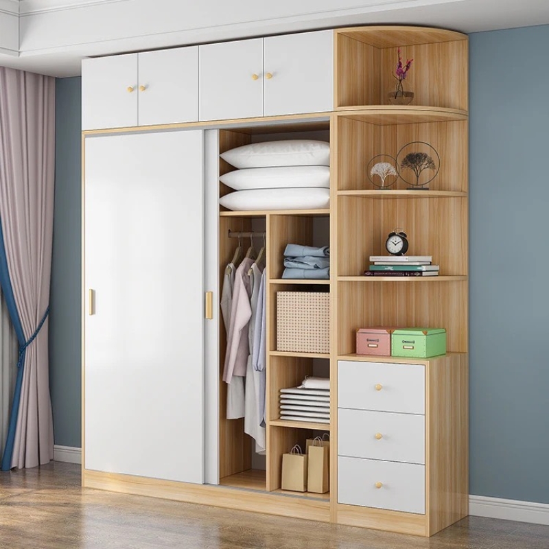 Tủ Quần Áo Cánh Cửa Lùa Phòng Cách Nhật Bản - TQA15