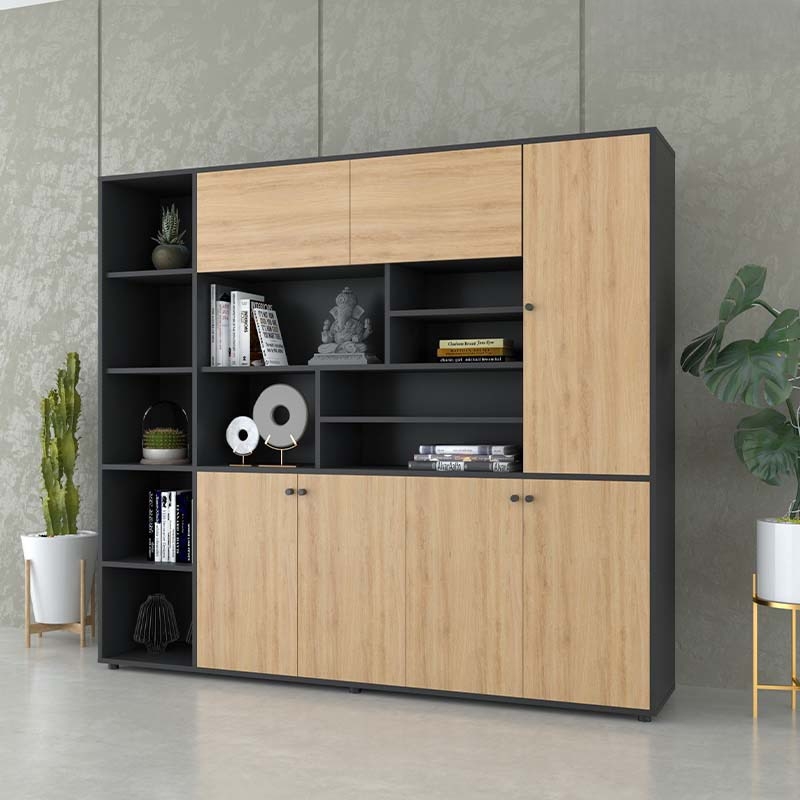 Tủ Tài Liệu Giám Đốc Có Kệ Trưng Bày - THS127