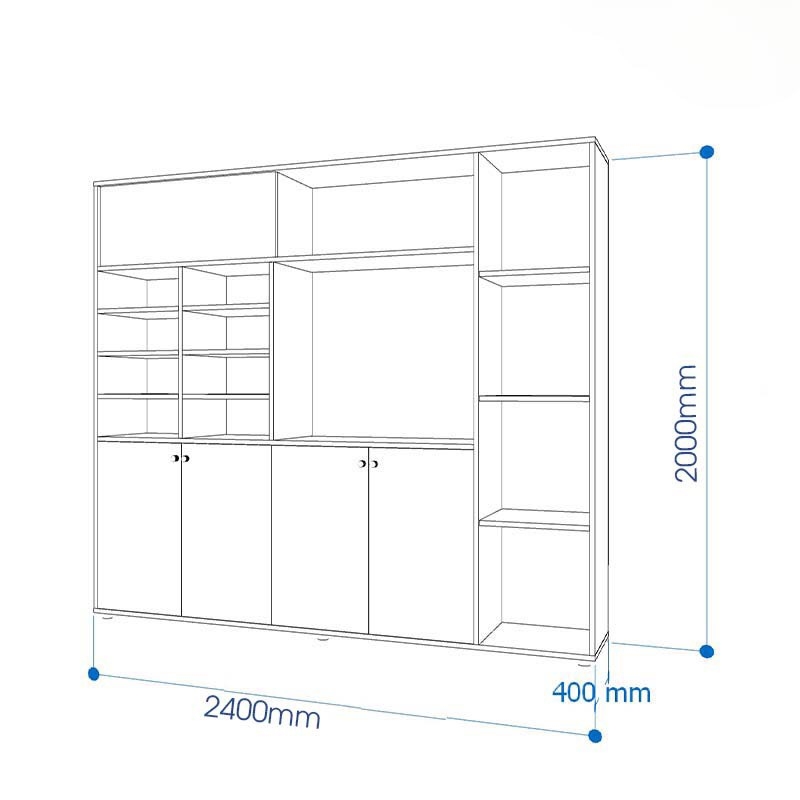Tủ Văn Phòng Lưu Trữ Hồ Sơ Phòng Giám Đốc - THS126