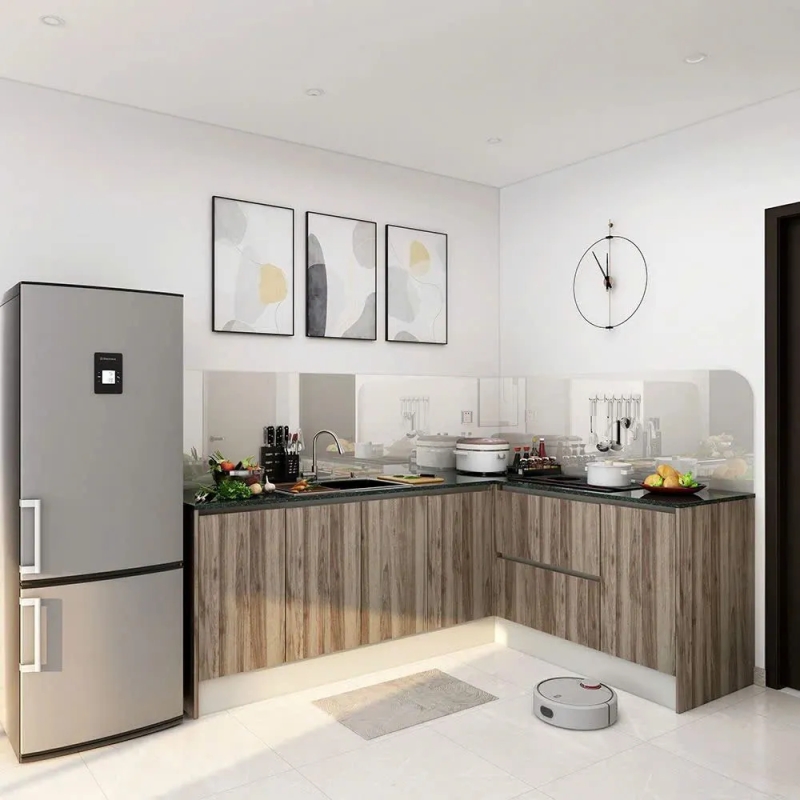 Tủ Bếp Góc L Hiện Đại Cho Căn Hộ NHỏ - TB25