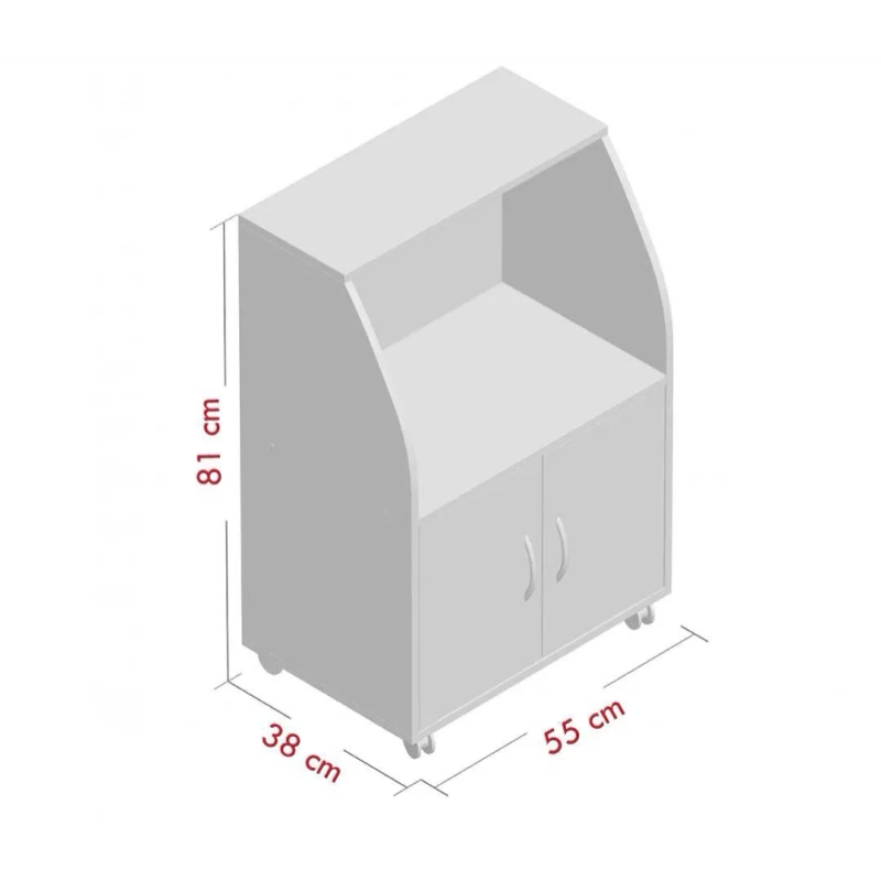 Tủ Bếp Mini Đa Năng Gỗ Di Động Tiện Lợi - TB43