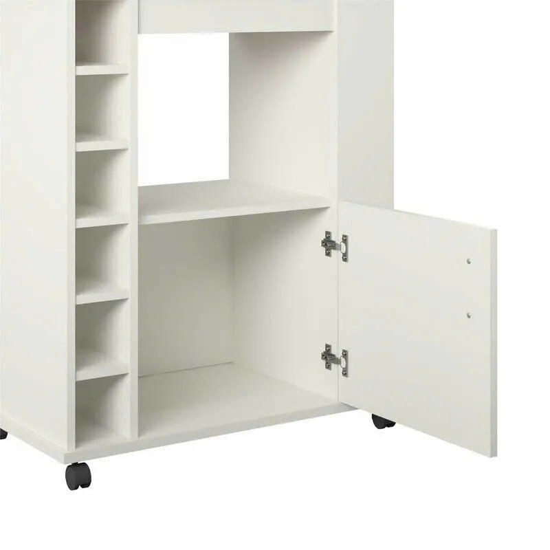 Tủ Bếp Mini Gỗ Đa Năng Có Bánh Xe - TB41