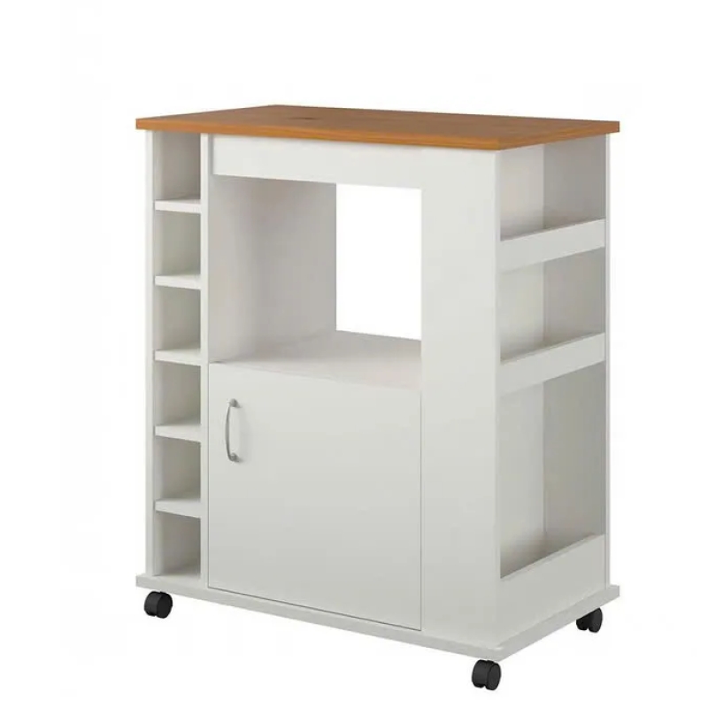 Tủ Bếp Mini Gỗ Đa Năng Có Bánh Xe - TB41