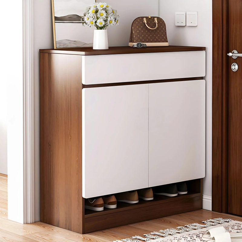 Kệ Giày Dép Cánh Gỗ Dạng Lửng Giá Tốt - KGD15