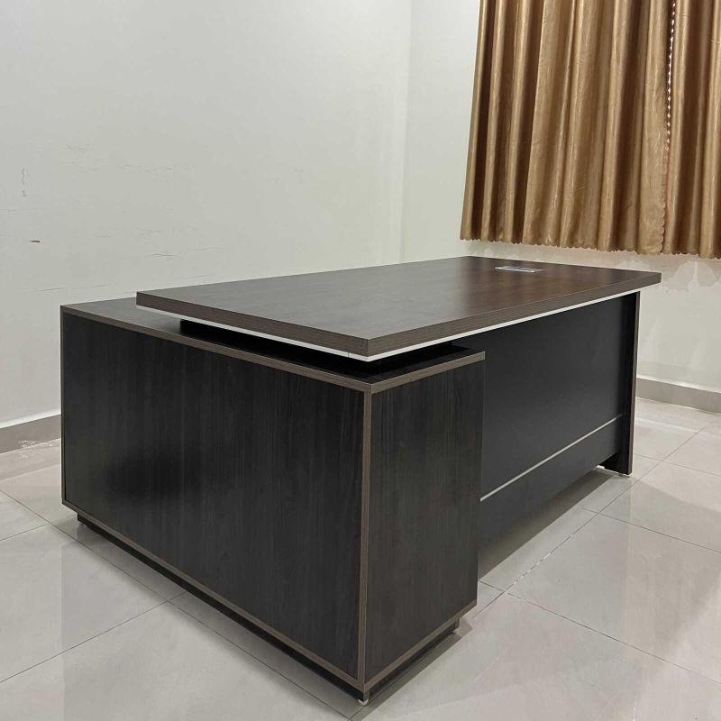 Bàn Giám Đốc Góc L Liền Hộc Tủ Tiện Lợi - BGĐ51