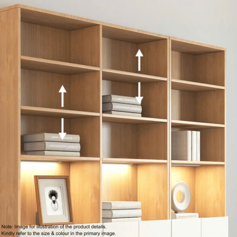 Tủ Hồ Sơ Gỗ Kết Hợp Kệ Trang Trí Sang Trọng - THS317