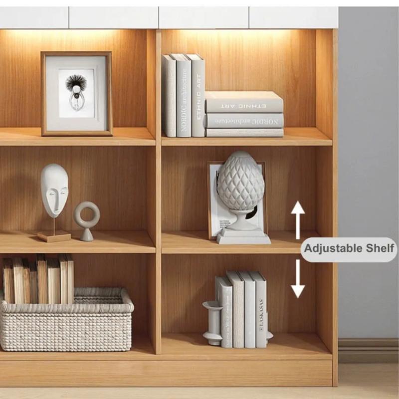 Tủ Hồ Sơ Tối Giản Có Kệ Trưng Bày - THS319