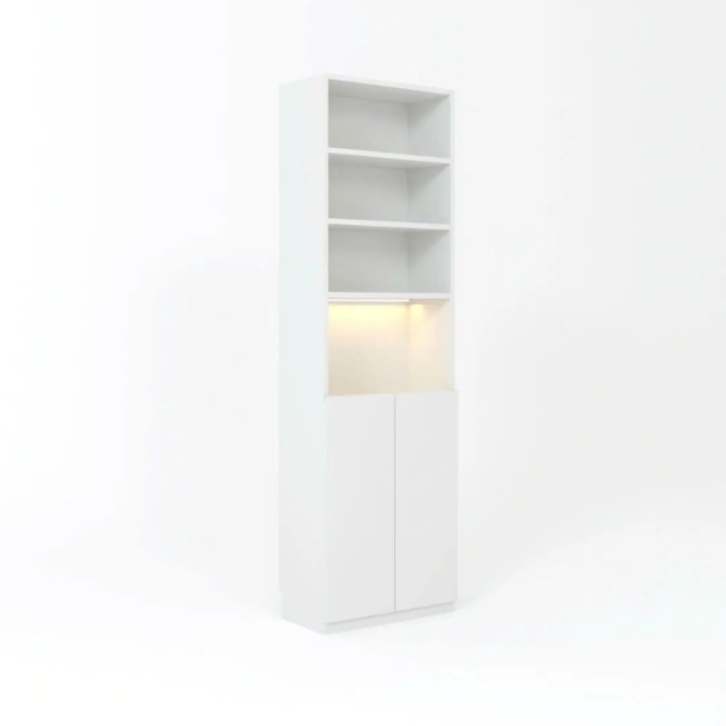 Tủ Hồ Sơ Tối Giản Có Kệ Trưng Bày - THS319