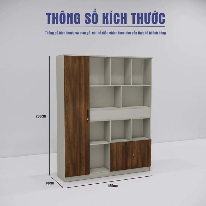 Tủ Hồ Sơ Văn Phòng Phân Khu Lưu Trữ Thông Minh - THS396