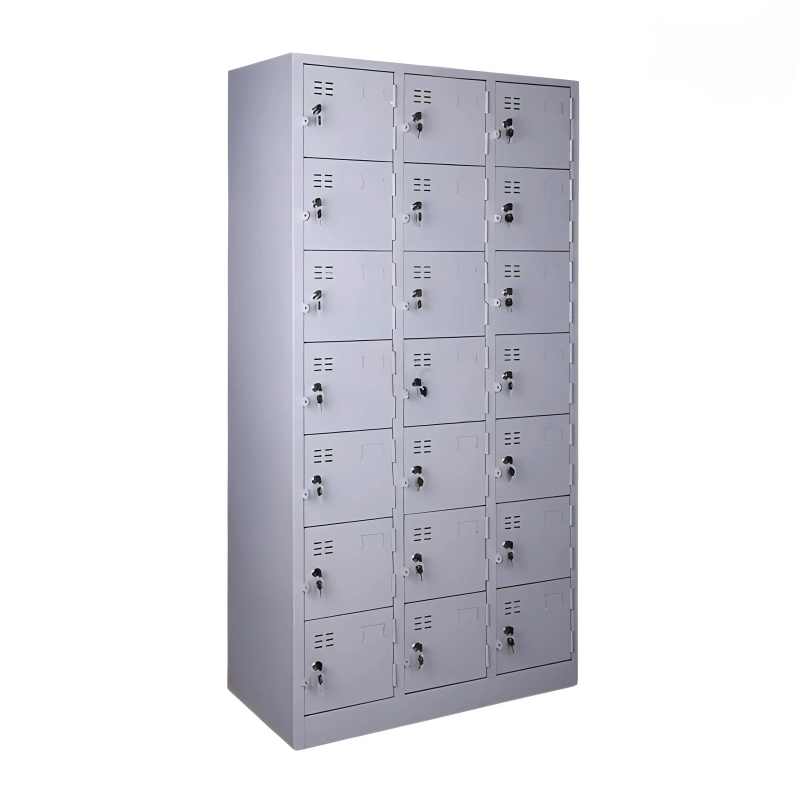 Tủ Locker Sắt Sơn Tĩnh Điện 21 Ngăn - TLK1