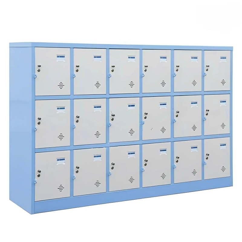 Tủ Locker 18 Ngăn Dáng Lửng Cao Cấp - TLK68