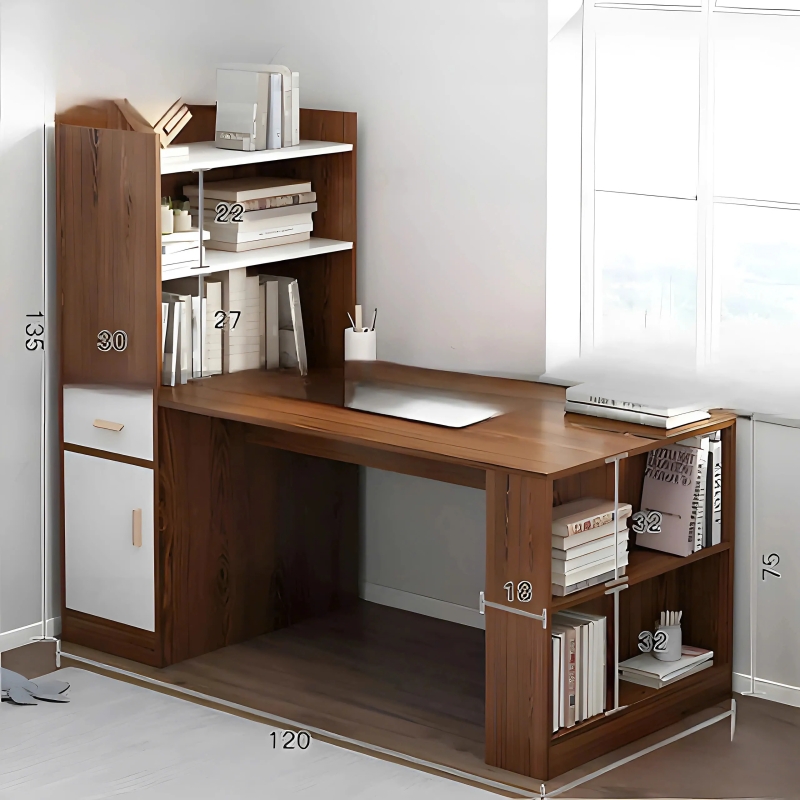 Bàn Làm Việc Kết Hợp Kệ Sách - BG56