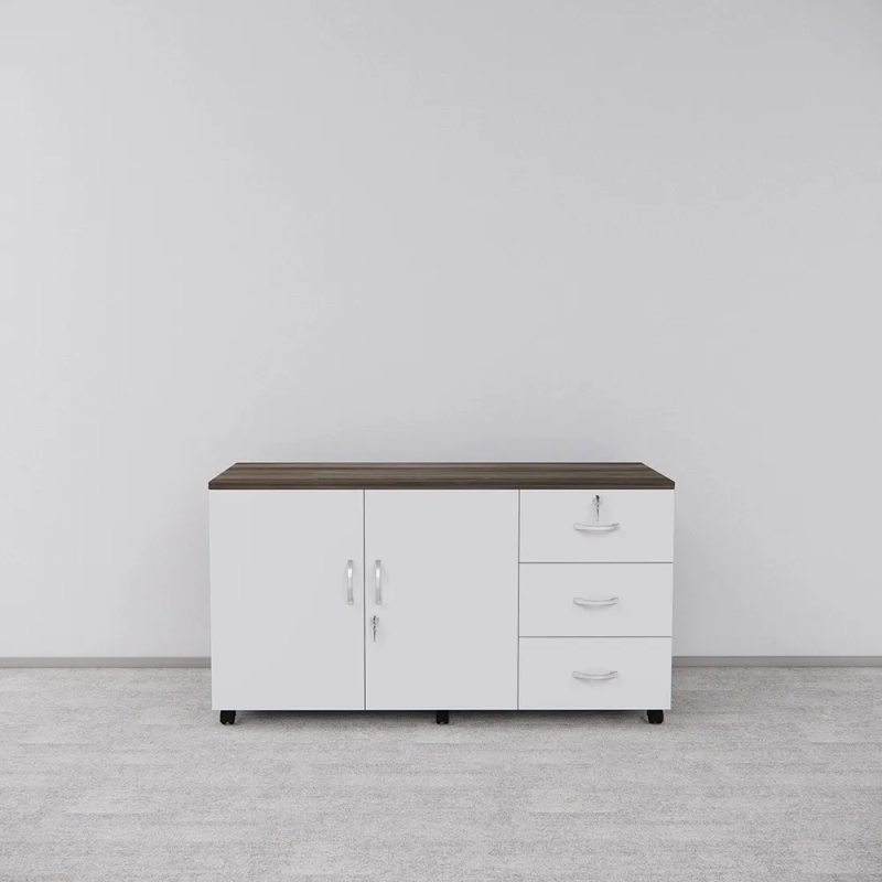 Tủ Phụ Di Động 3 Ngăn Kéo 1 Khoang Kệ Tiện Lợi - TP63