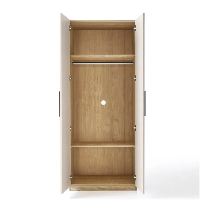 Tủ Quần Áo 2 Cánh Tối Giản Cho Phòng Ngủ - TQA26