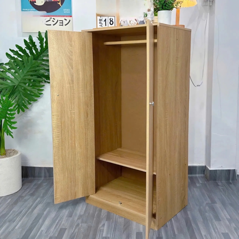 Tủ Quần Áo Đơn Giản Tiện Lợi Cho Phòng Ngủ Nhỏ - TQA21