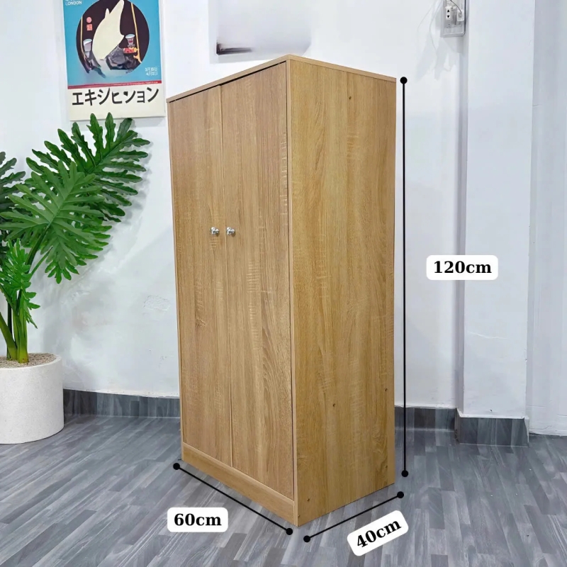 Tủ Quần Áo Đơn Giản Tiện Lợi Cho Phòng Ngủ Nhỏ - TQA21