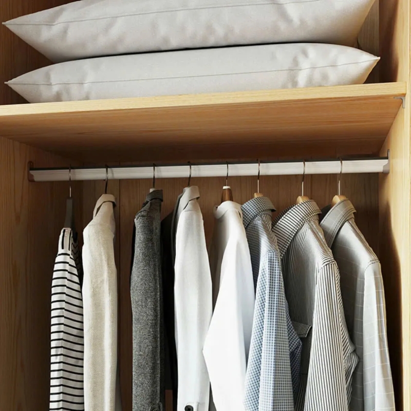 Tủ Quần Áo Gỗ 2 Cánh Có 2 Ngăn Kéo Tiện Lợi - TQA25