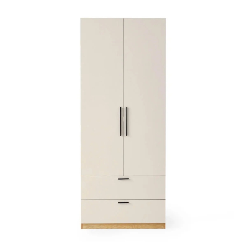 Tủ Quần Áo Gỗ 2 Cánh Và 2 Ngăn Kéo Sang Trọng - TQA28