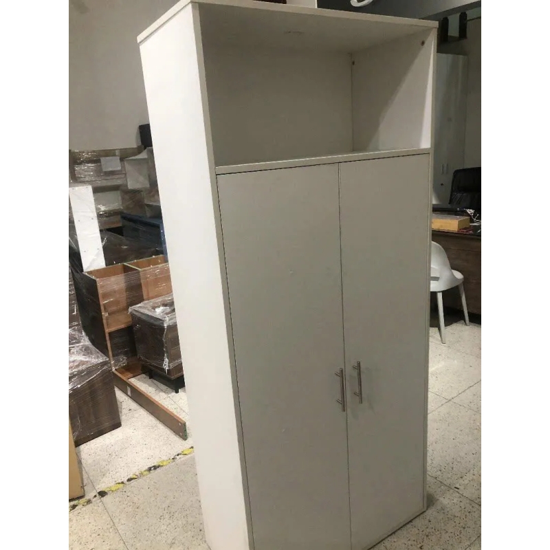 Tủ Quần Áo Gỗ 2 Cánh Kèm Kệ Mở Tiện Lợi - TQA46