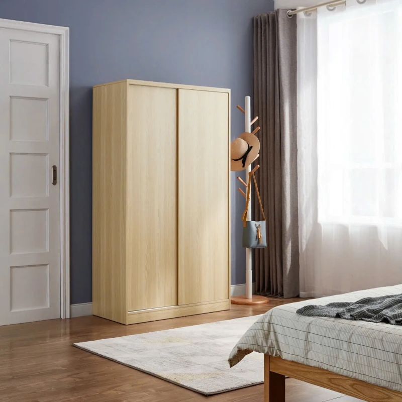 Tủ Quần Áo Gỗ Cửa Lùa Tiết Kiệm Diện Tích - TQA29