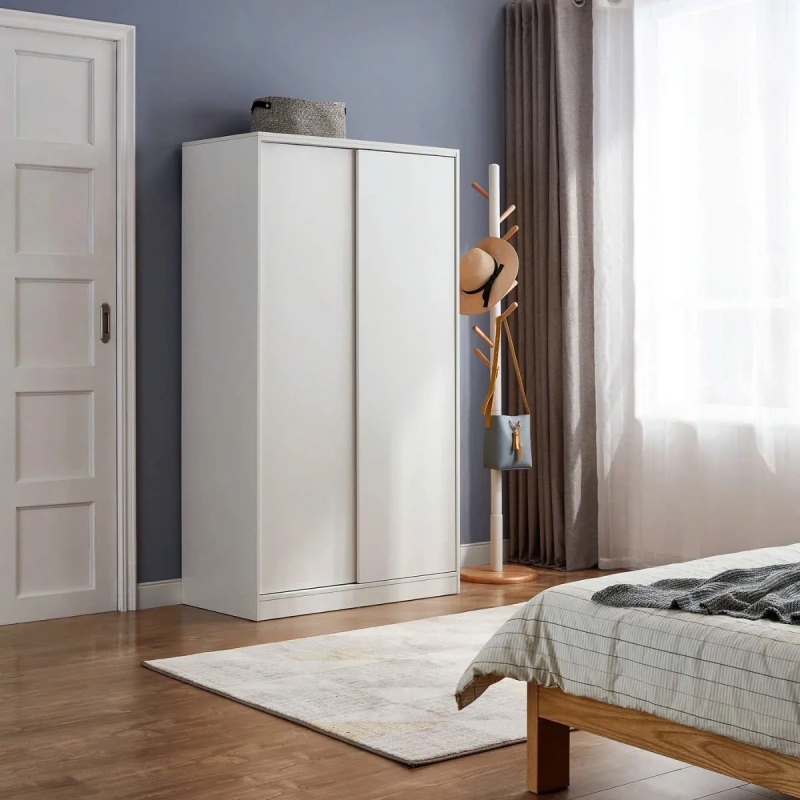 Tủ Quần Áo Gỗ Cửa Lùa Tiết Kiệm Diện Tích - TQA29