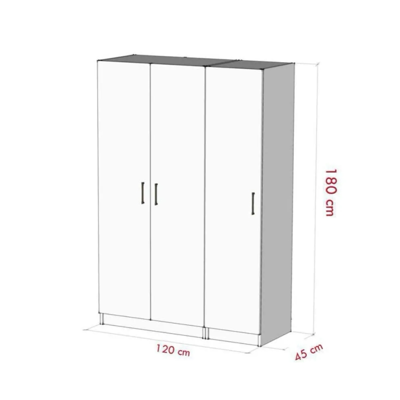 Tủ Quần Áo Gỗ Kèm Kệ Để Đồ Gọn Gàng - TQA40