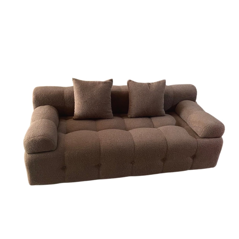 Ghế Sofa Có Tay Vải Lông Cừu Sang Trọng - SF24