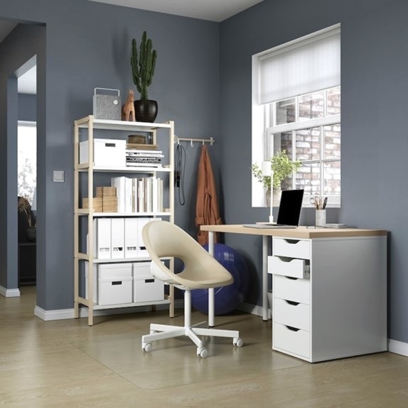 Bàn Làm Việc Hộc IKEA Ngăn Kéo - IK1