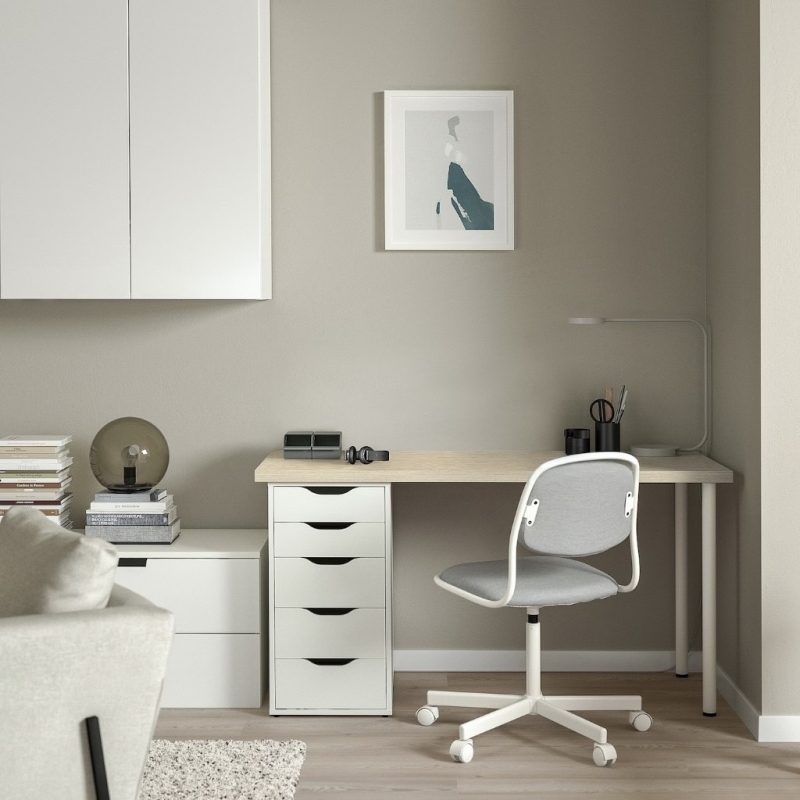 Bàn Làm Việc Hộc IKEA Ngăn Kéo - IK1