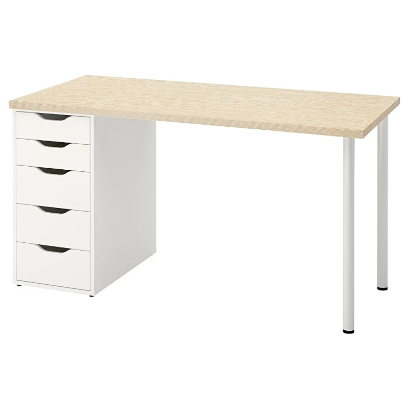 Bàn Làm Việc Hộc IKEA Ngăn Kéo - IK1