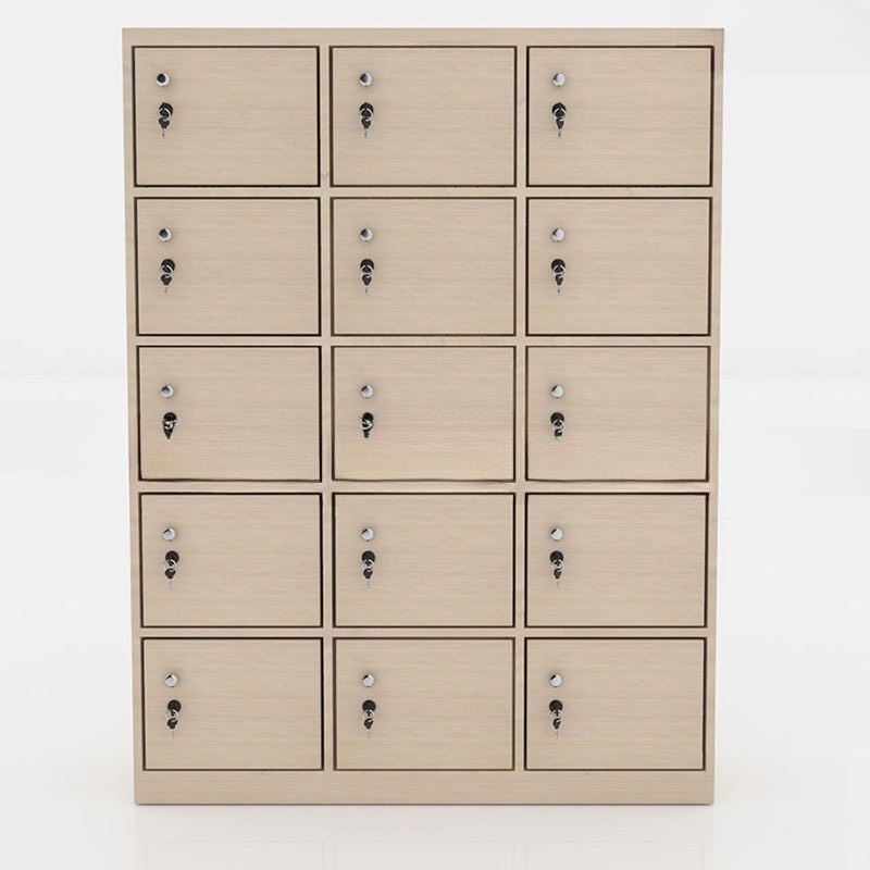 Tủ Locker Gỗ MDF 15 Cánh Tiện Lợi - TLK16