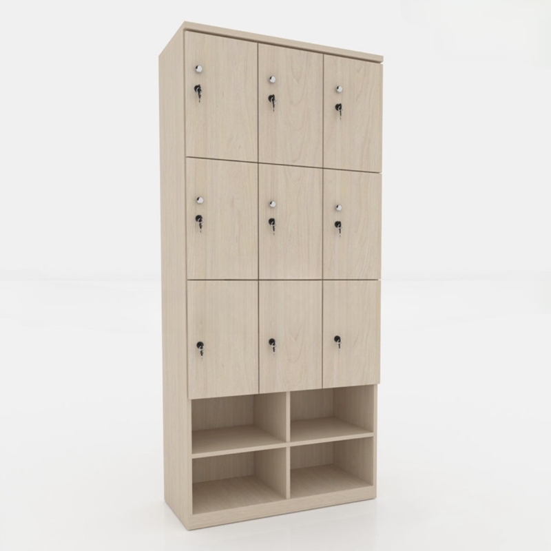 Tủ Locker 9 Cánh 4 Ngăn Để Giày - TLK29