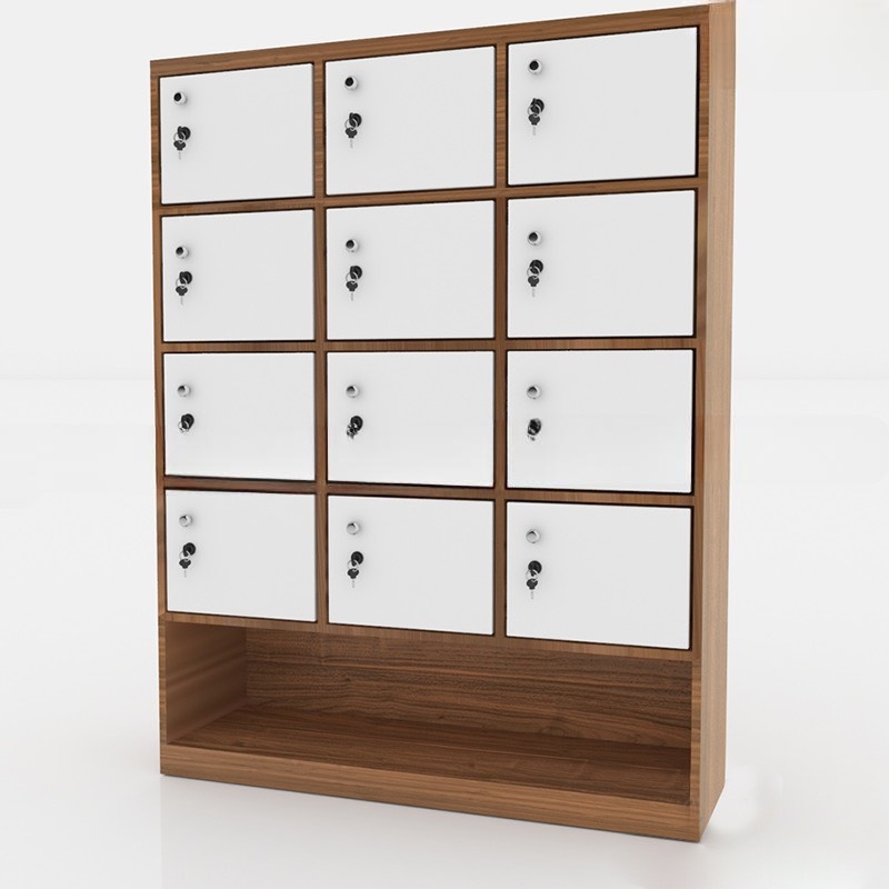 Tủ Locker 12 Cánh 3 Khoang Có Kệ Giày - TLK31