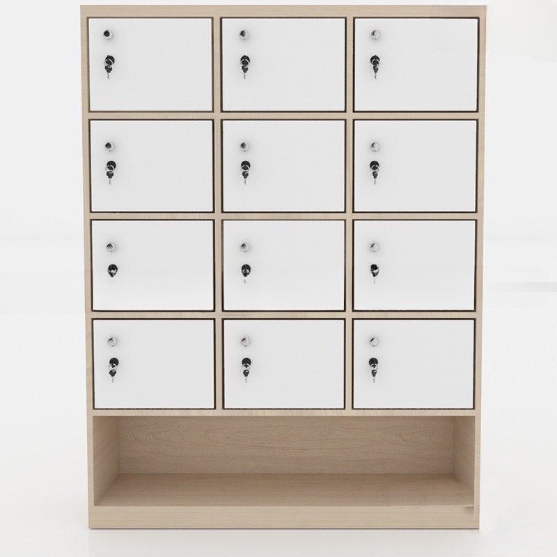 Tủ Locker 12 Cánh 3 Khoang Có Kệ Giày - TLK31