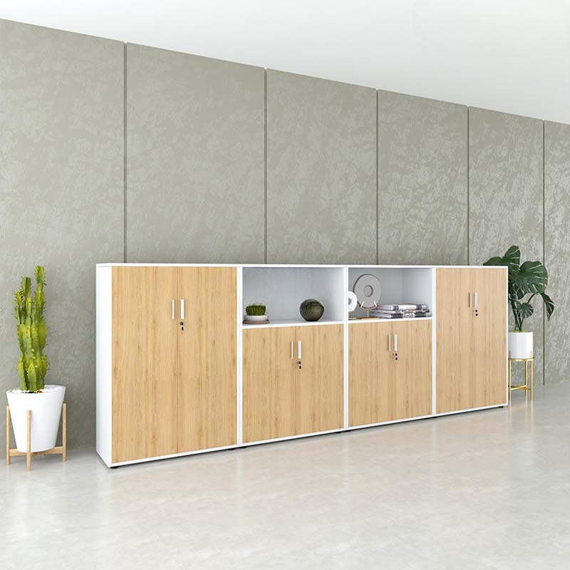 Tủ Tài Liệu Gỗ Dáng Trung Đơn Giản - THS101