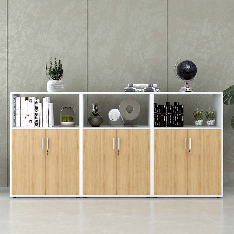 Tủ Tài Liệu Gỗ Dạng Trung Hiện Đại - THS29