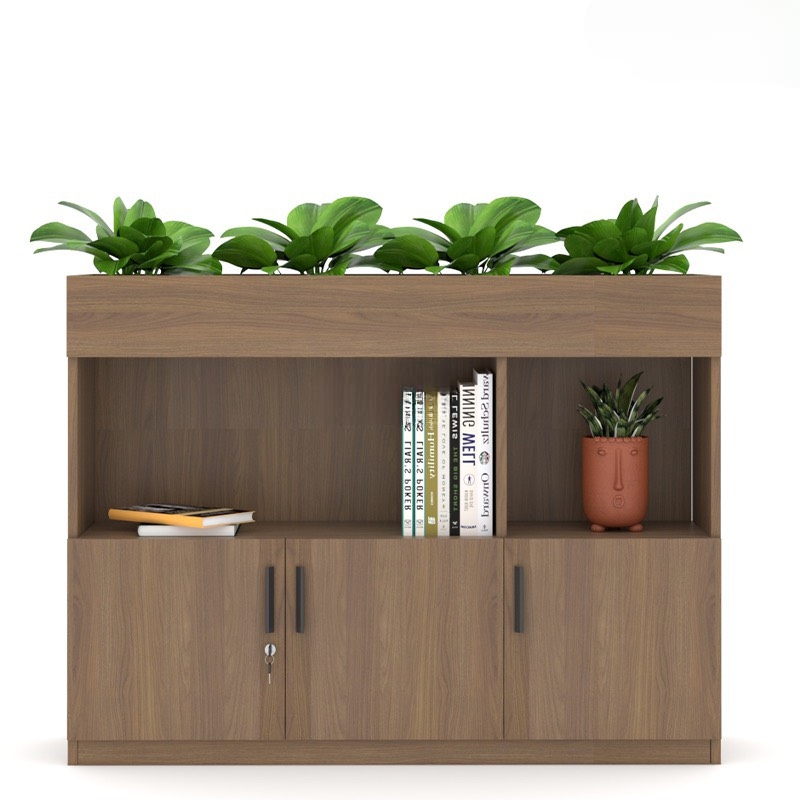 Tủ Văn Phòng Để Cây Trang Trí Đẹp - THS48