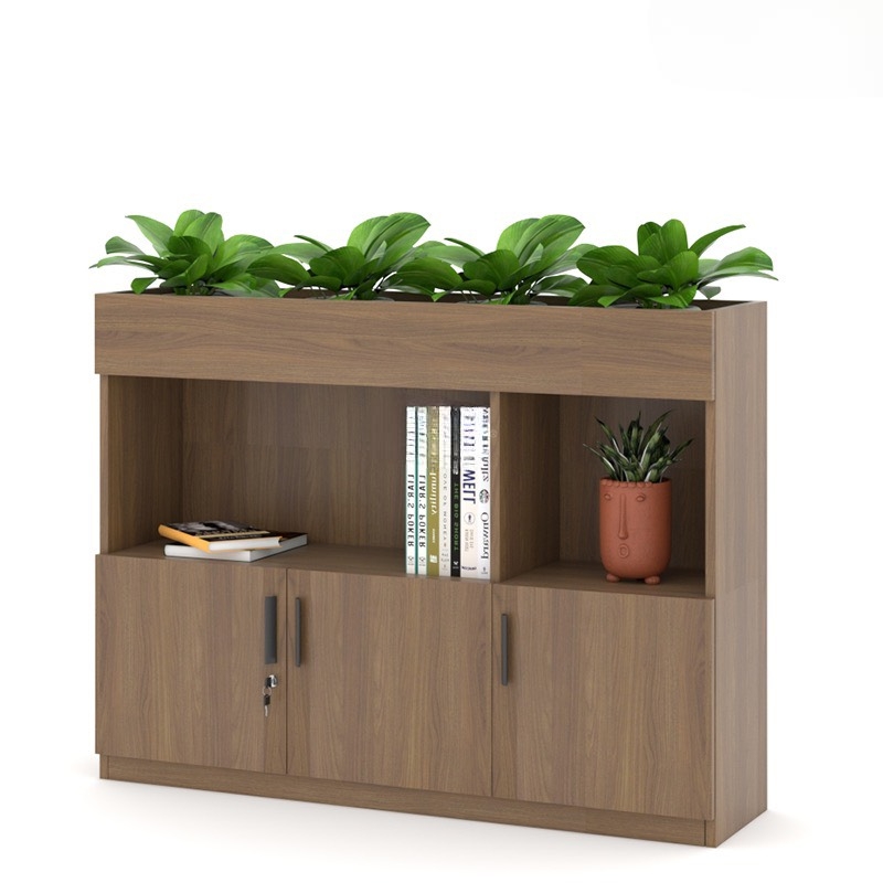 Tủ Văn Phòng Để Cây Trang Trí Đẹp - THS48